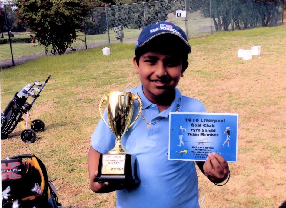 Recently Anbarasan took out the Tyro Shield with his teammates and has received sponsorship to help him continue his golfing dream.