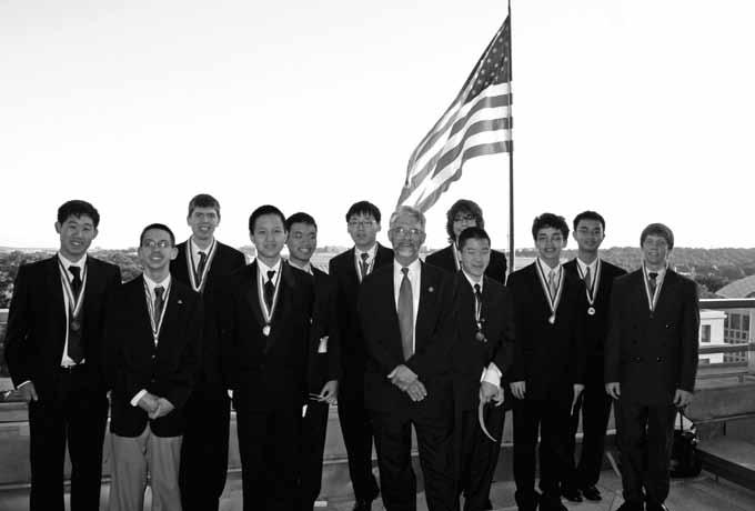 2010 China Girls Mathematical Olympiad Team 2010 USAMO Winners The 2010 USAMO Winners pose for a photo with John P.