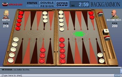 Backgammon STATES: configurations of the playing board ( 10