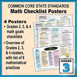 Help your kids become stars in math. What teachers are saying... Love it! Especially the checklists and standards posters.