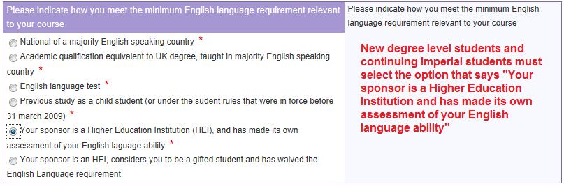The only exception to this is in the case of Pre-sessional English students, who need to pass their pre-sessional course as a condition of the offer for