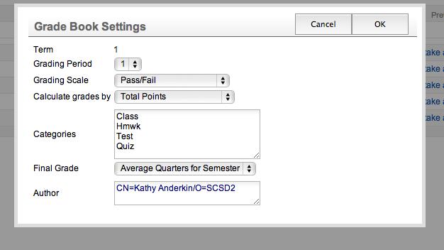 You can change your settings during the term if you need to do so. The term (semester) is automated.