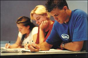 College Admissions Testing Students must submit their