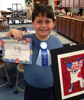 PAGE 2 Brevard County Art Show First Place Winner, Josh Lazan On March 20, 2015 the Catholic Schools of Brevard County participated in the annual Art Show at St. Teresa Catholic School in Titusville.