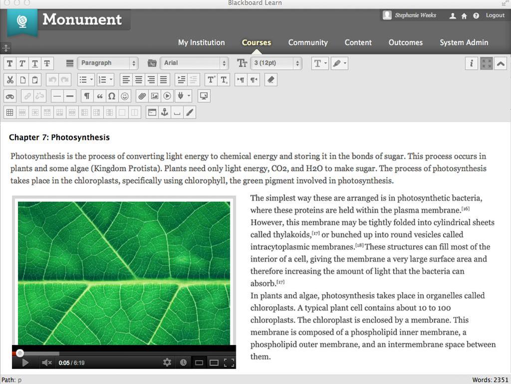 New Content Editor Enhancement for All Users The new and improved Content Editor enables simple content creation through an easy to use interface.