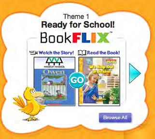 BookFlix From the Family Space Home Page, children and families may browse through BookFlix.