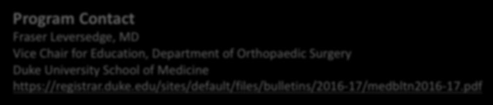 The Goals of the APO are to: Enhance effectiveness and efficiency of orthopaedic surgery training