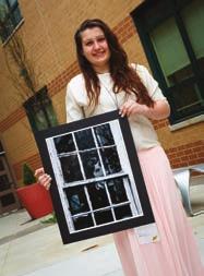 The following students had their entire portfolio of eight works of art recognized: Gold Key winners Ashley Profozich and Kelsey Stark, and Silver Key portfolio winners included: Liz Beatty, Stark