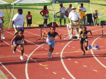 Eden Hall fourth grader Danielle Bryant qualified to run in the Youth National Track & Field Competition for the 200 and 400 along with her brother Don Bryant, a ninth grader, who qualified to run
