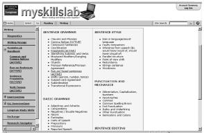 MySkillsLab Handbook Use this online handbook to find key explanations
