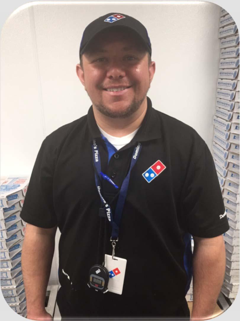 Cole Judge Years with Domino s: 3 February 2016 Coach because I wanted to share my passion for Dominos with as many people as possible and help drive our brand to be #1.