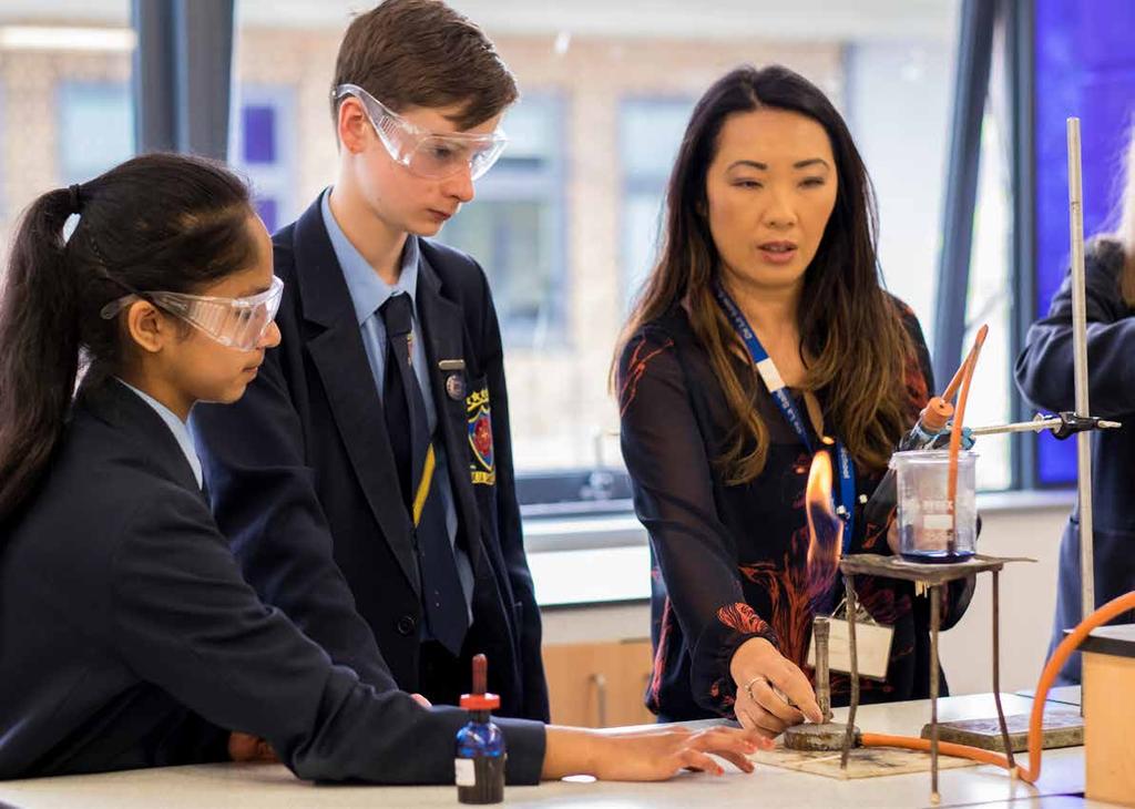 SCIENCE THE SCIENCE LEARNING AREA MAKES A MAJOR CONTRIBUTION TO THE PRACTICAL SKILLS AND INTELLECTUAL ABILITIES OF PUPILS AT DE LA SALLE.