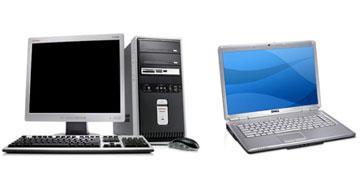 Personal computers are available at computing laboratories.