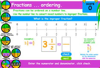 Small steps: Compare and order fractions by the denominator Compare and order fractions by the numerator Rainforest