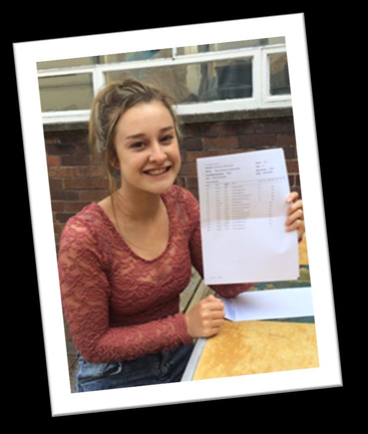 Our Students Rosie Information Achieved at GCSE