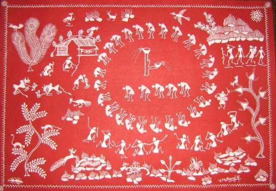 Warli Painting Warli painting is one of the most intriguing form of Indian folk