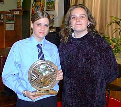 Hannah Bramhall 1999 Winner