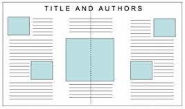 use a column format to make your poster easier to read in a crowd. use organization cues to guide readers through your poster.