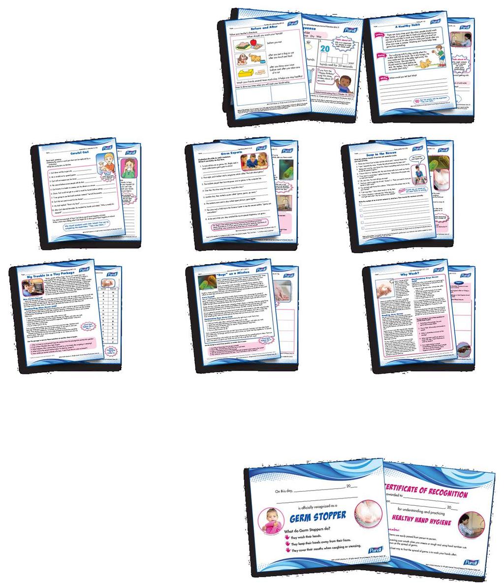 Common Core Activity Pages Continue the focus on handwashing for good health with engaging, ready-to-use worksheets.
