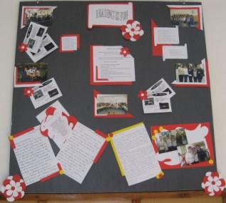 On the school s radio is presented information about European countries underlining the