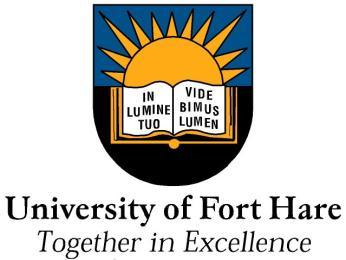 UNIVERSITY OF FORT HARE POLICIES AND PROCEDURES TEACHING AND LEARNING POLICY TABLE OF CONTENTS 1. Preamble 2 2. Policy Purpose 2 3. Principles 2 4. Scope of Application 3 4.