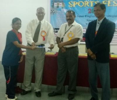 Engineering college, Gudlavalleru from 30 th Jan- 1 st Feb. 2014, GNITS got RUNNERS titles in Volleyball and Table tennis events.