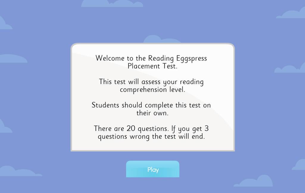 Get your class started on Reading Eggspress This suggested lesson plan is a quick guide to help you successfully launch Reading Eggs & Eggspress with your class.