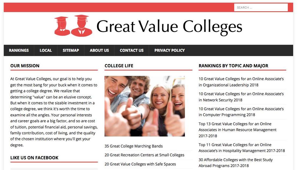 Best Value Colleges UMSL ranks 5 th nationally for adult learners UMSL scored extremely well on each of the