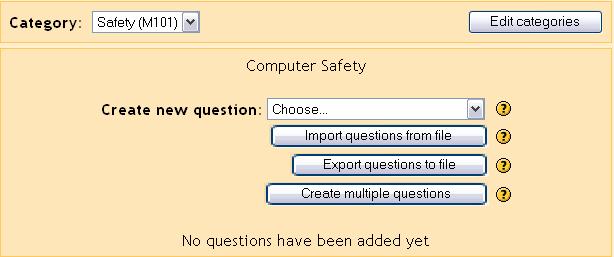 Quiz Module Quiz module allows the teacher to design and set quiz tests, consisting of multiple choice, true-false, short answer questions etc. (Fig. 24).