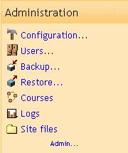Administration Features Administration Features This section of the manual assumes you have Administrator account permissions within Moodle (see page 6).