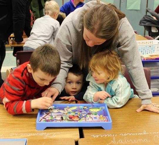 Bower Hill families enjoyed their annual game night in January with more than 25