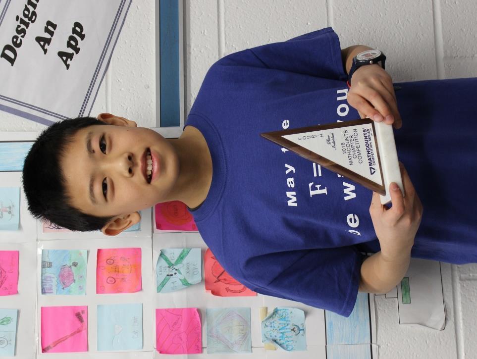 MathCounts Student Moves on to State Level Congratulations to 6 th grader Scott Zhu!