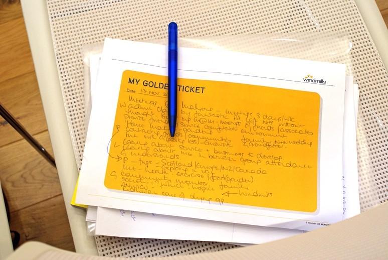 Similarly for another customer the Golden Ticket exercise proved instrumental in helping the customer recognise first of all that their goal was achievable and secondly that they would need to take