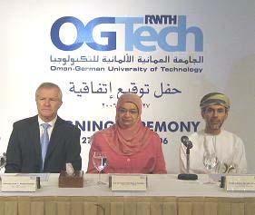 Oman-German University of Technology Contract Signing December 27, 2006, Muscat, Sultanate of Oman Prof. Dr. Burkhard Rauhut Dr.