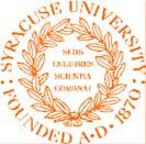 Student Admissions, s, and Other Data School Psychology Program Syracuse University Overview In keeping with requirements of school psychology programs accredited by the Commission on Accreditation