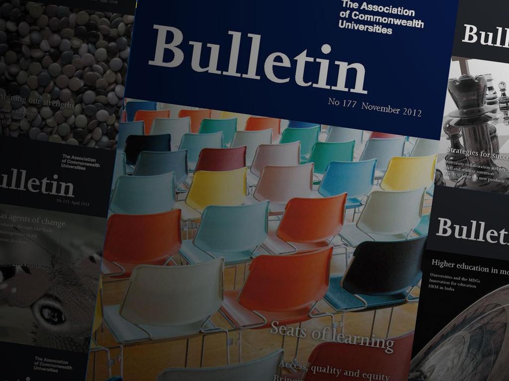 The Bulletin The Bulletin is the ACU s membership magazine, keeping members informed about ACU activities as well as