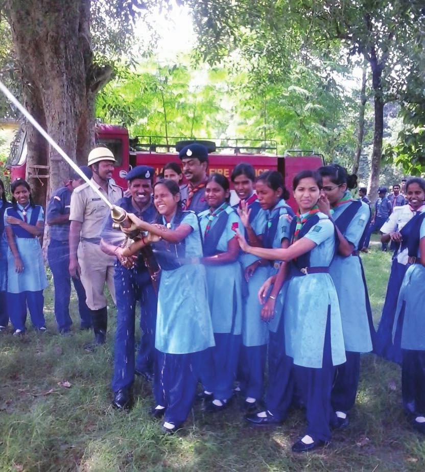 During the year, 4 National Integration Camps, involving 1,358 Scouts and Guides, 5 Cub-Bulbul Utsav at regional level involving 800 Cubs and Bulbuls and Tribal-Gramin Youths Meets etc.