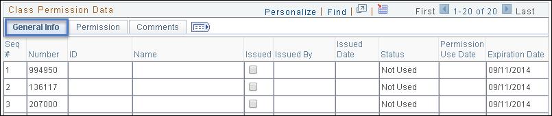 2.0 View and Track Permission Numbers Permission Numbers (PNs) are sets of numbers associated with class sections that allows student to register for classes.