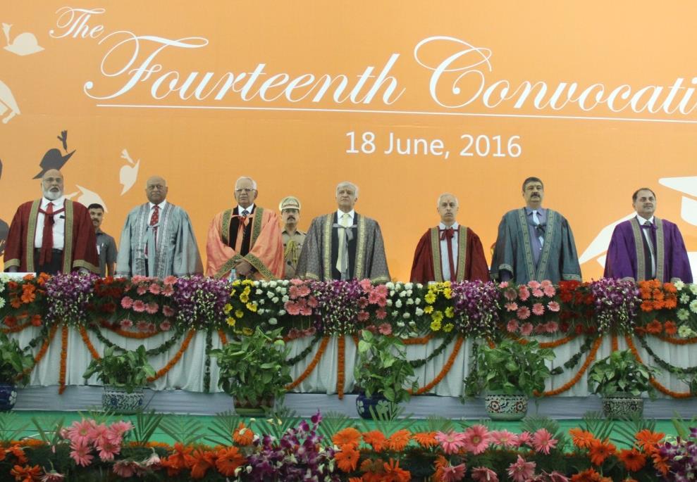 UPES hosted the stately 14 th Convocation at the Campus The ceremony was held at University s Bidholi, Dehradun campus and was presided over by Honourable Dr.