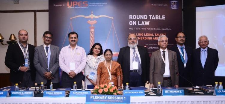 Maiden Round Table for Law on Skilling Legal Talent for Emerging Areas The Maiden Round Table for Law was organized on 7 th May 2016 in Delhi.