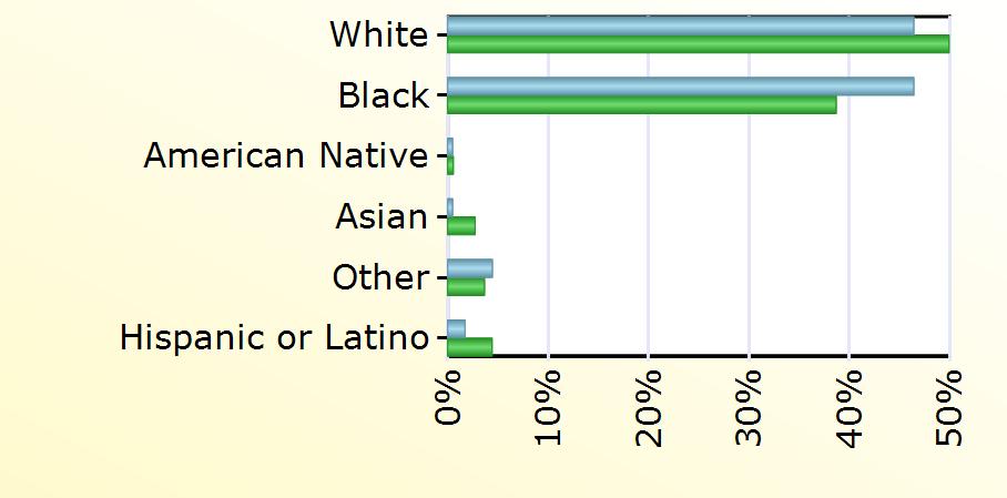 White 187 13,104 Black 187 10,156 American Native 2 150 Asian 2 720 Other 18 963 Hispanic or Latino 7 1,163 Age Roanoke