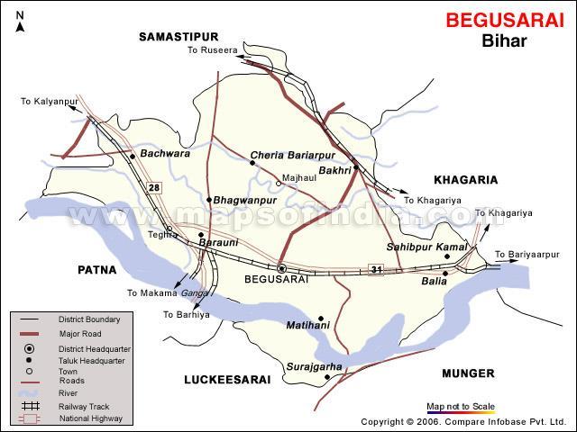 Figure 1: The Research Site - Begusarai District (Bihar) India