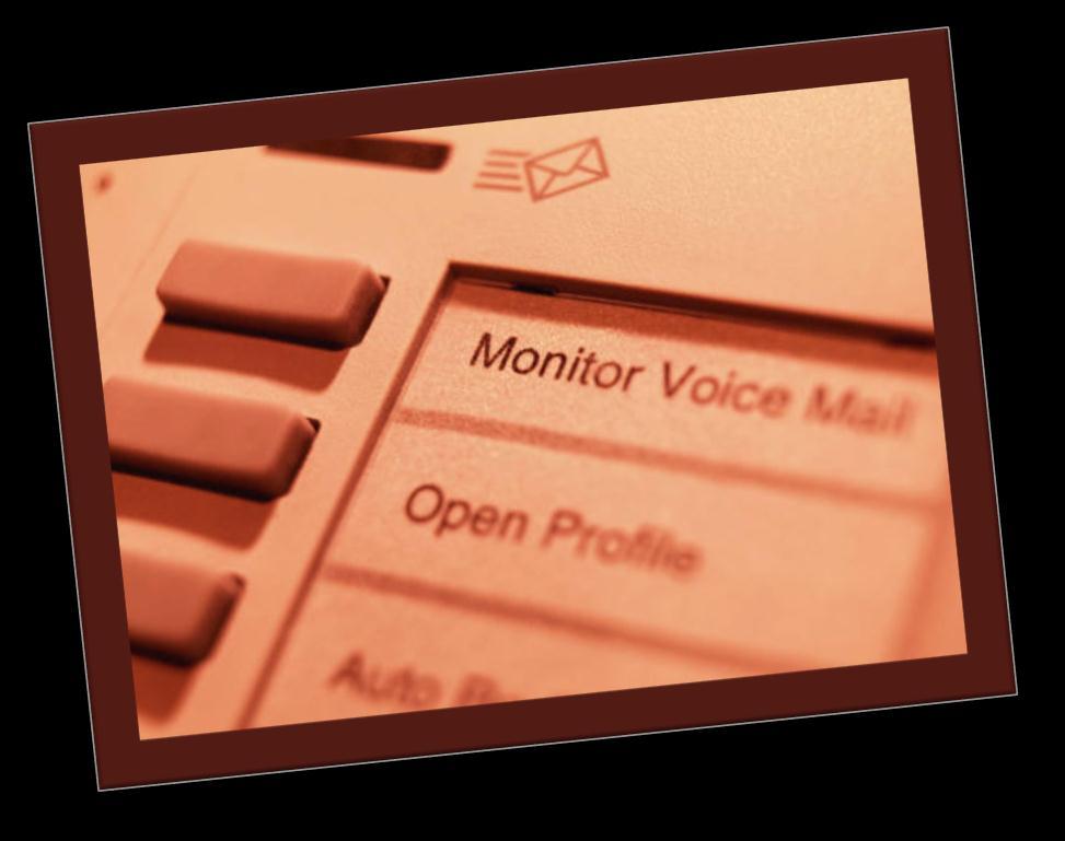 Voice Mail Greeting Name and business position Reason you are not