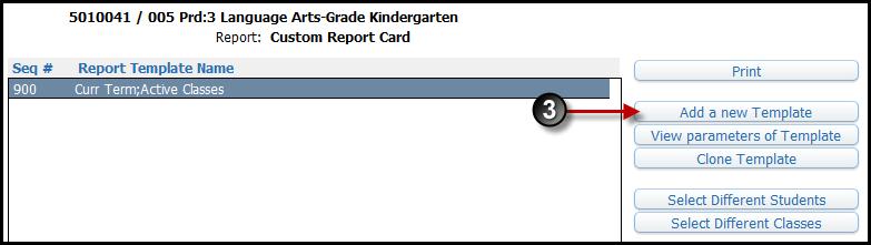 Within the Math or Language Arts gradebook, hover over "Reports". 2.