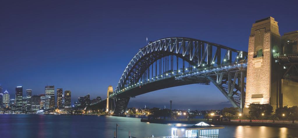MODERN AND SAFE Friendly lifesyle Safe environmen World-class recreaion, ranspor and elecommunicaion faciliies ATTRACTIONS Sydney Opera House, Harbour Bridge, Wesfield Tower Sky Walking, Sydney