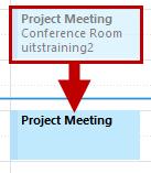 Note: If you only have to change the date/time of a meeting, you can also