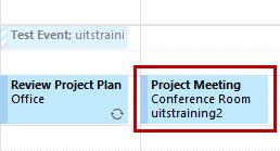 Figure 28 - Dragging Meeting to Reschedule Canceling a Meeting To cancel an