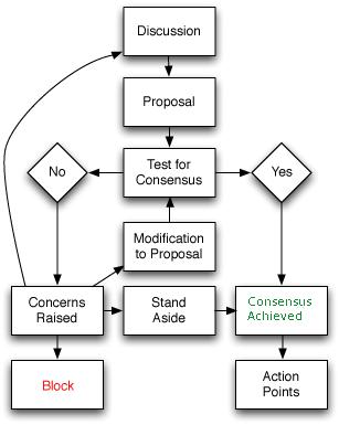The process of consensus decision-making q q Since the consensus decision-making process is not as formalized as others, such as Roberts Rules of Order, the practical details of its implementation