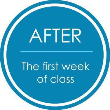 FIRST WEEK OF CLASS Course Registration Attend all courses even the one on waiting list Swap or drop courses you do