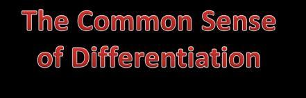 edu> Differentiation is a sequence of common sense decisions made by teachers with a student-first orientation Adam Hoppe, 2010 Ensuring an environment that actively supports students in the